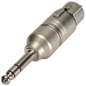 Neutrik NA3FP XLR Female Adapter to 1/4" Stereo Plug